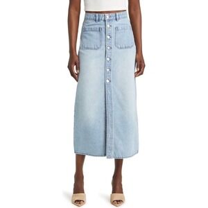 ROLLA'S Light Blue Denim Maxi Skirt